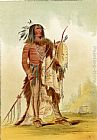 George Catlin Wun-Nes-Tou Medicine-Man of the Blackfeet People painting